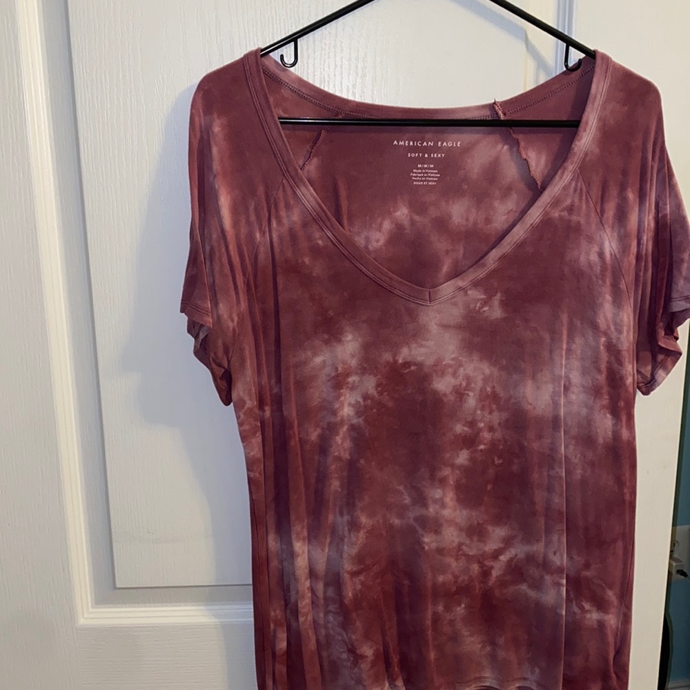 American Eagle Pink Soft + Sexy Tee